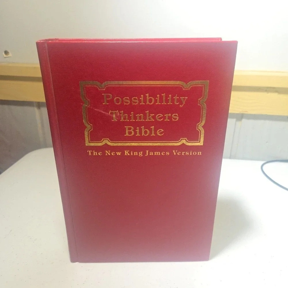 Holy Bible Possibility Thinkers Edition NKJV Thomas Nelson Red Hardcover 1984